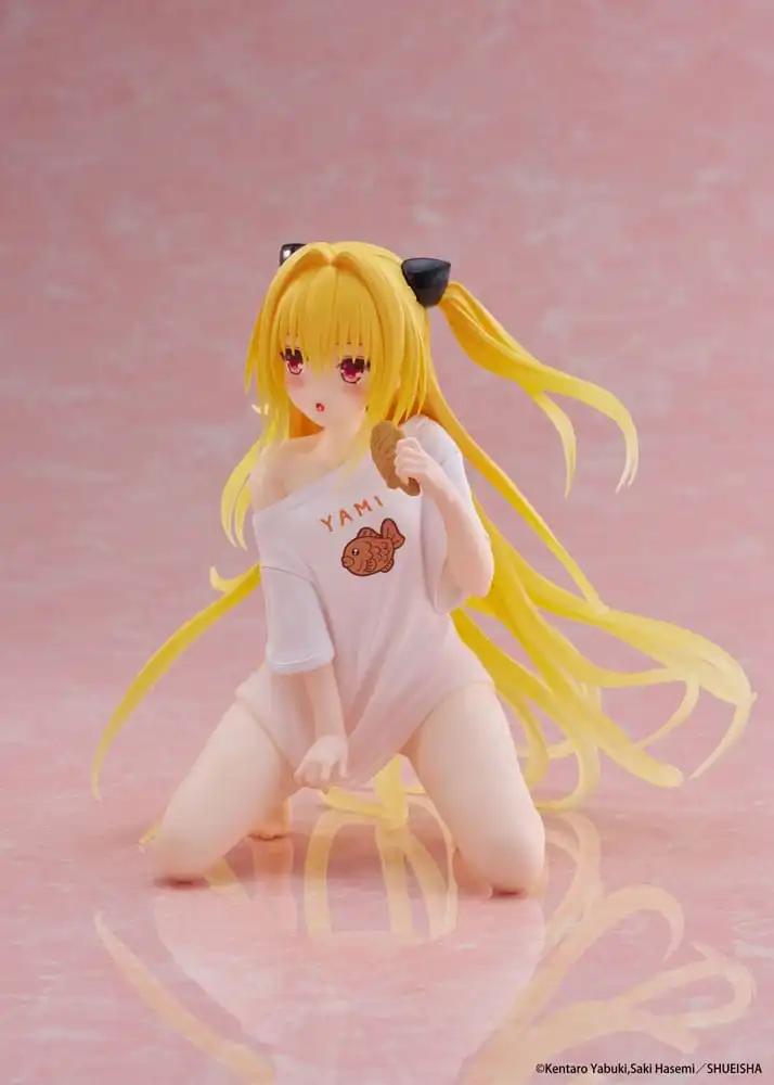 To Love-Ru Darkness PVC Statue Desktop Cute Figure Golden Darkness Roomwear Ver. 13 cm